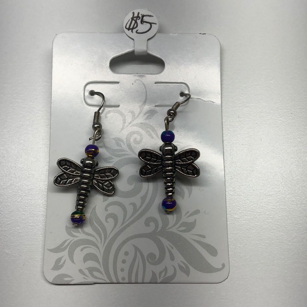 Handmade butterfly earrings